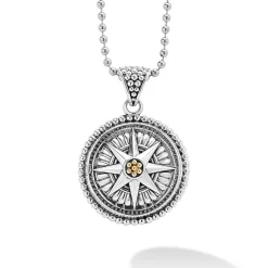 New Compass Pendant Necklace Long Necklaces