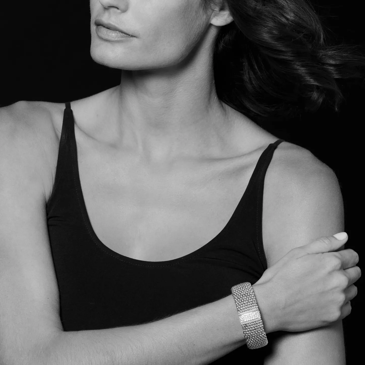 Sale Diamond Caviar Bracelet | 23Mm Two-Tone