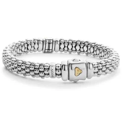 Fashion Diamond Caviar Bracelet | 9Mm Two-Tone
