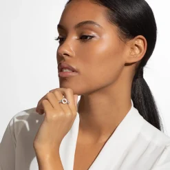 Store Diamond Circle Ring Silver