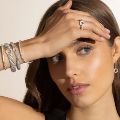 Fashion Diamond Circle Ring Diamonds