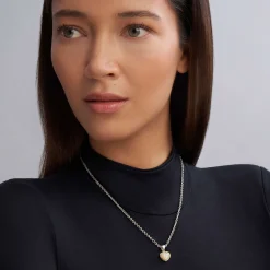 Flash Sale Diamond Heart Necklace Gold