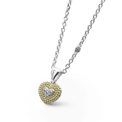 Flash Sale Diamond Heart Necklace Gold