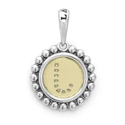 Discount Diamond J Initial Charm Two-Tone