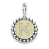 Shop Diamond K Initial Charm Two-Tone