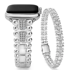 Flash Sale Diamond Link Smart Caviar Gift Set Watch Bracelets