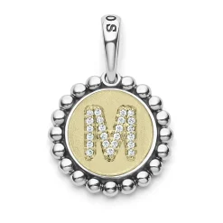 Flash Sale Diamond M Initial Charm Diamonds