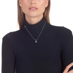 Discount Diamond Pendant Necklace Silver