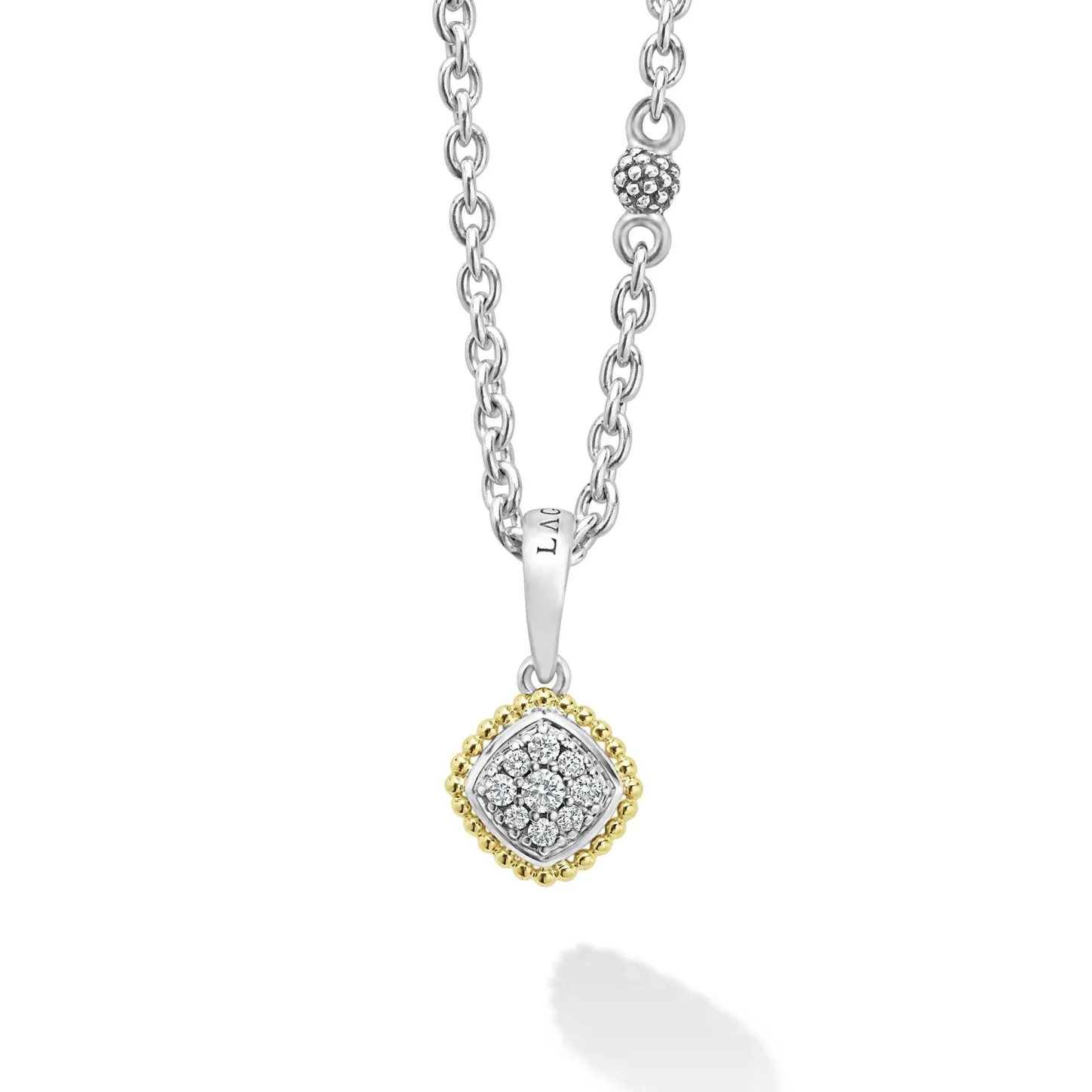 Cheap Diamond Pendant Necklace Two-Tone