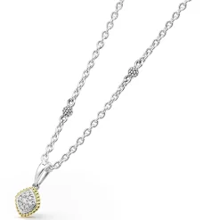 Cheap Diamond Pendant Necklace Two-Tone