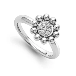 Hot Diamond Ring Silver