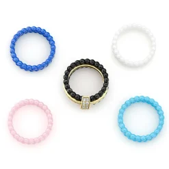 Hot Diamond Stacking Ring Set Statement Rings