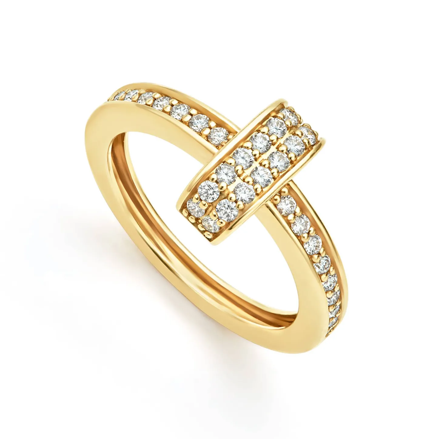 Cheap Diamond Stacking Ring Set Gold