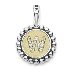 Flash Sale Diamond W Initial Charm Diamonds