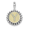 Shop Diamond Y Initial Charm Two-Tone
