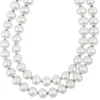 Discount Double Strand Pearl Necklace Caviar Necklaces
