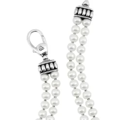 Discount Double Strand Pearl Necklace Caviar Necklaces