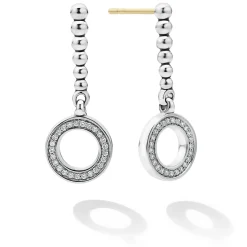Cheap Drop Circle Diamond Earrings Diamonds