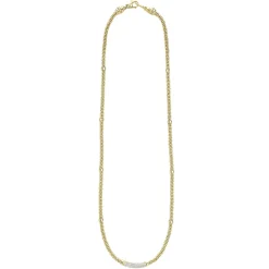 Shop Eight Gold Station Diamond Caviar Necklace Gold