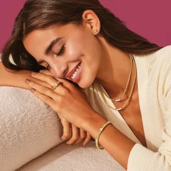 Shop Eight Gold Station Diamond Caviar Necklace Gold