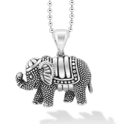 Discount Elephant Pendant Necklace Silver