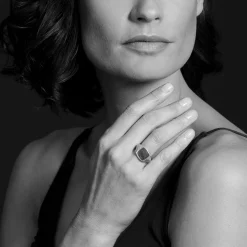 Outlet Exclusive Signet Ring Two-Tone