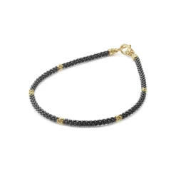 Shop Five Gold Station Thin Ceramic Bracelet | 3Mm Gold