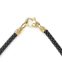 Shop Five Gold Station Thin Ceramic Bracelet | 3Mm Gold