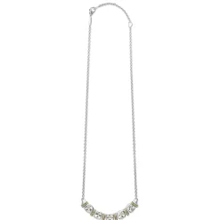 Shop Five Station White Topaz Necklace Gemstones