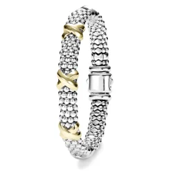 Outlet Five Station X Caviar Bracelet | 9Mm Two-Tone