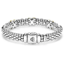 Outlet Five Station X Caviar Bracelet | 9Mm Two-Tone