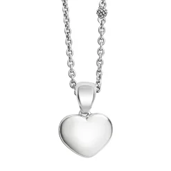 Shop Fluted Heart Pendant Necklace Pendant Necklaces