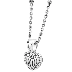 Shop Fluted Heart Pendant Necklace Pendant Necklaces