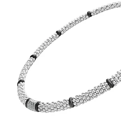 Online Four Station Diamond Caviar Necklace Diamonds