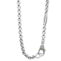 Best Four Station Two-Tone Knot Necklace Two-Tone
