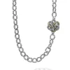 Store Four Station Two-Tone Love Knot Necklace Two-Tone
