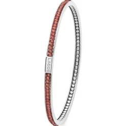 Store Garnet Bangle Silver