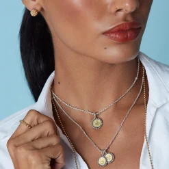 Fashion Gemini Zodiac Charm Two-Tone