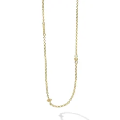 New Gold Caviar Chain Necklace Gold