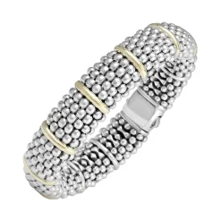 Hot Gold Station Caviar Bracelet | 15Mm Two-Tone