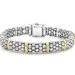 Cheap Gold Station Caviar Bracelet | 9Mm Two-Tone
