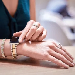 Cheap Gold Station Caviar Bracelet | 9Mm Two-Tone