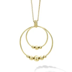 Cheap Graduated Bead Necklace Gift Set Gold