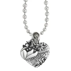 Best Sale Heart Of Las Vegas Pendant Necklace Silver