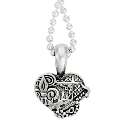 Best Sale Heart Of New Orleans Pendant Necklace Silver