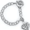 Cheap Heart Of New York Charm Bracelet Silver