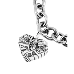 Cheap Heart Of New York Charm Bracelet Silver