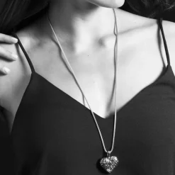 Discount Heart Of New York Pendant Necklace Silver