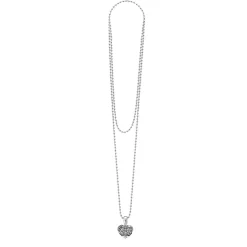 Online Heart Of Texas Pendant Necklace Silver