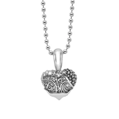 Online Heart Of Texas Pendant Necklace Silver